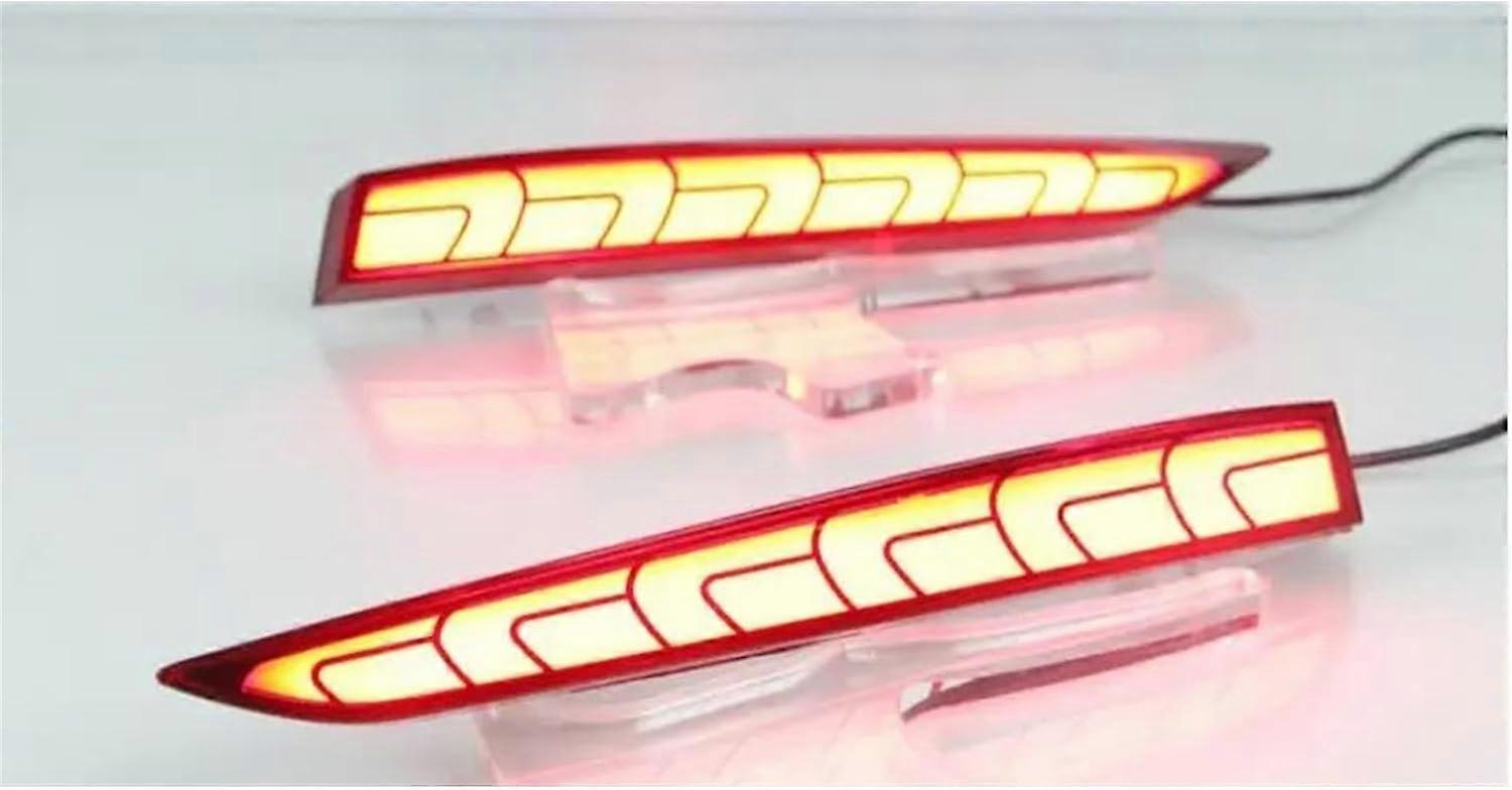 Car Tail lights For Hyundai For Solaris Accent 2017 2018 Multi-functions Car LED Rear Fog Lamp Bumper Light Auto Brake Light Turn Signal Reflector Rea