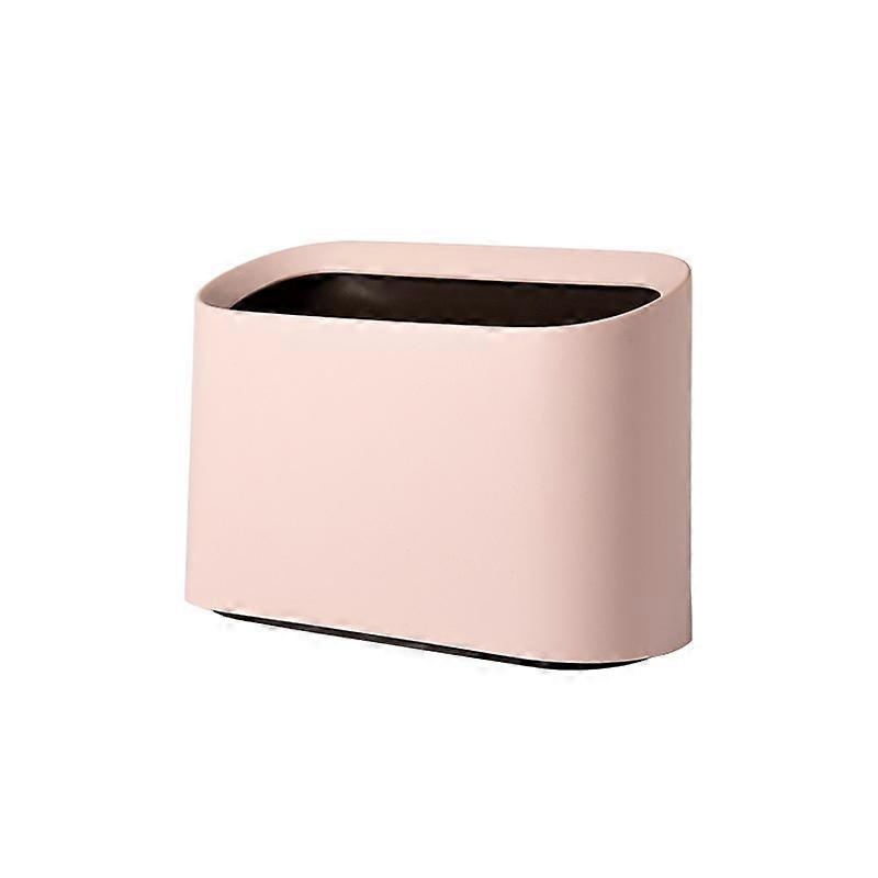 liten papperskorg, skrivbordspapperskorg, 1,5 liters papperskorg, smink skrivbordspapperskorg, söt plast