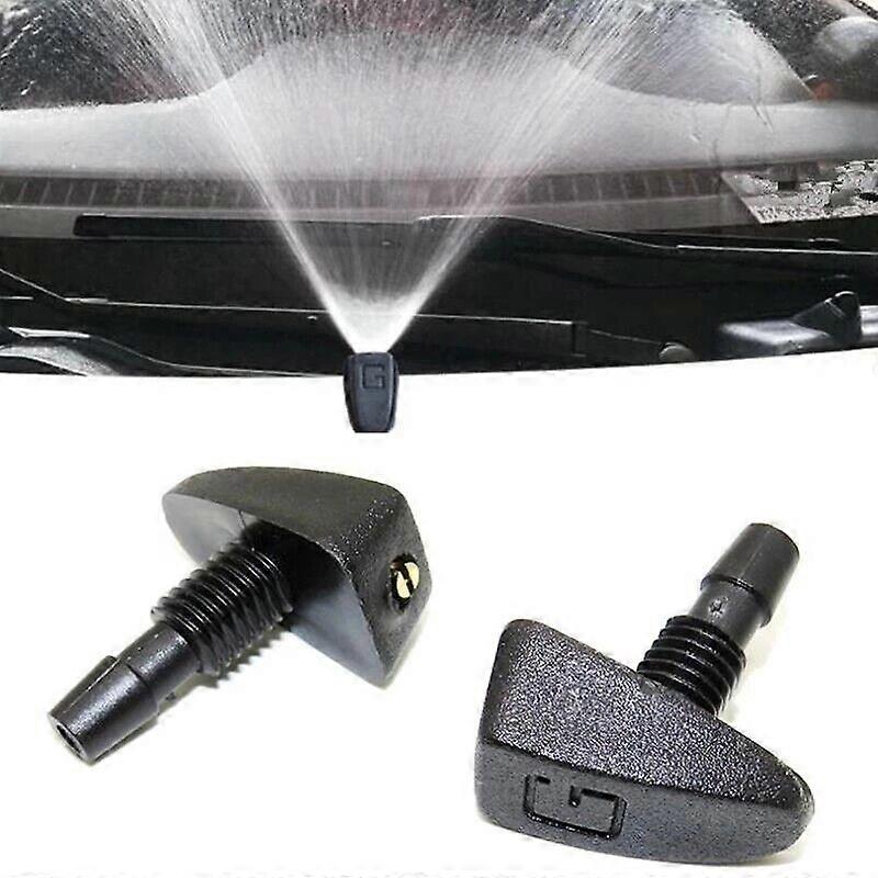 2x Universal Car SUV Windscreen Water Spray Jets Washer Nozzle Accessories