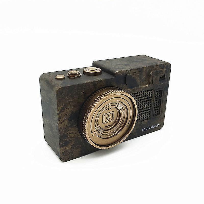 Music Apollo bluetooth speaker - Retro creative with radio function - copper