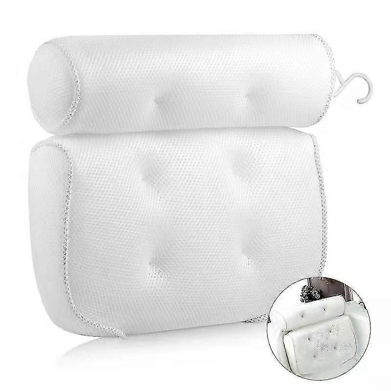 New Pattern Bath Pillow, Ergonomic Bath Pillows For Tub Neck And Back Support