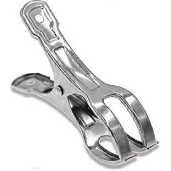 10pcs Beach Towel Pegs Clips - Large Stainless Steel...