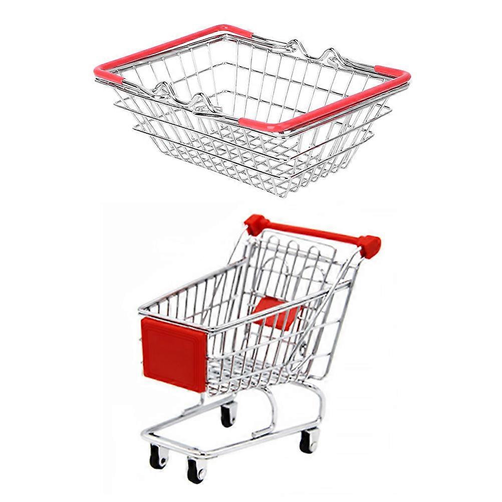 1 مجموعة أطفال يتظاهرون بالتسوق ألعاب سلة البقالة سلة التسوق سلة التسوق عربة التسوق