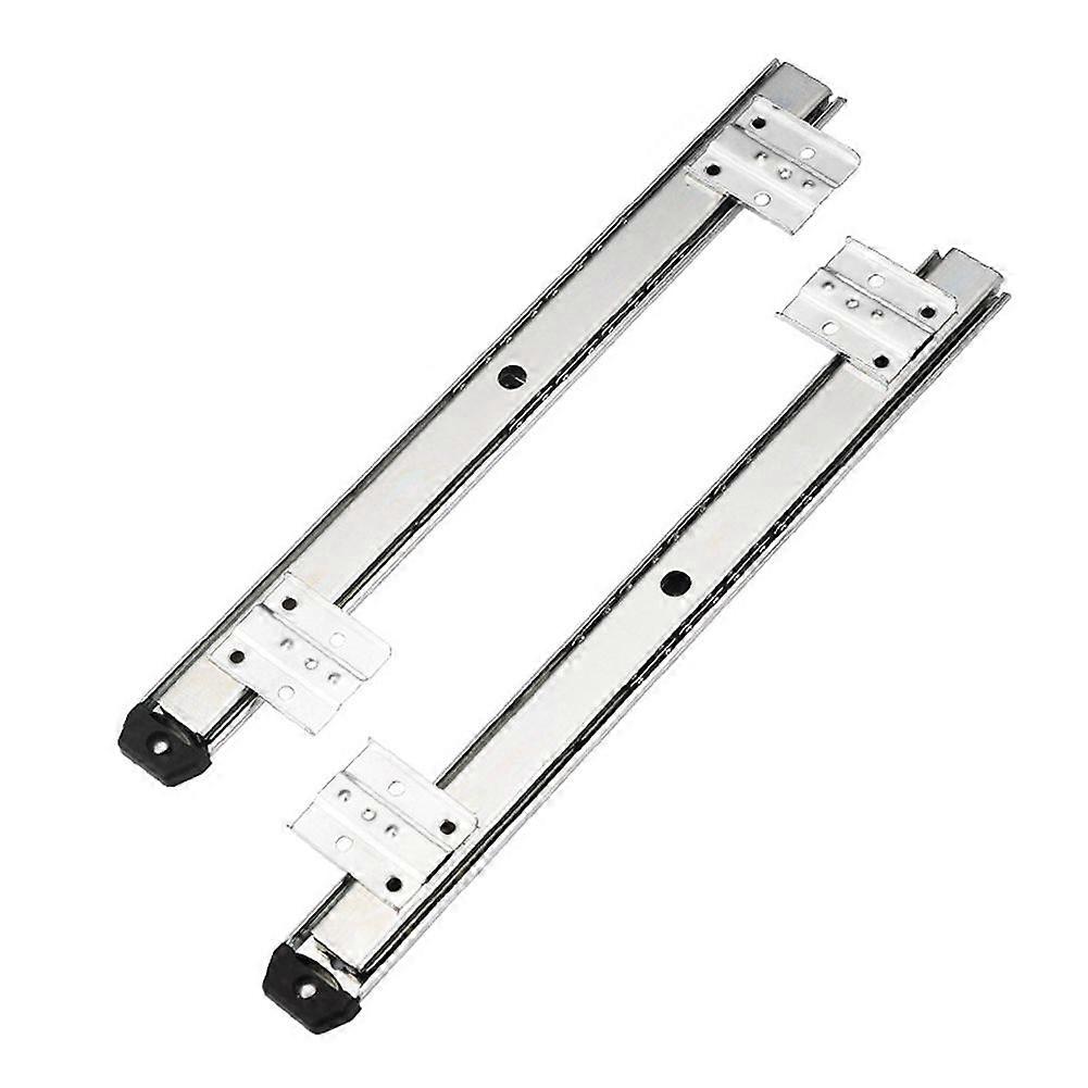 35Key Desk Keyboard Drawer Rail Desk Tray Slide Rail Track Adjustable Side Mount Suites Underdesk C