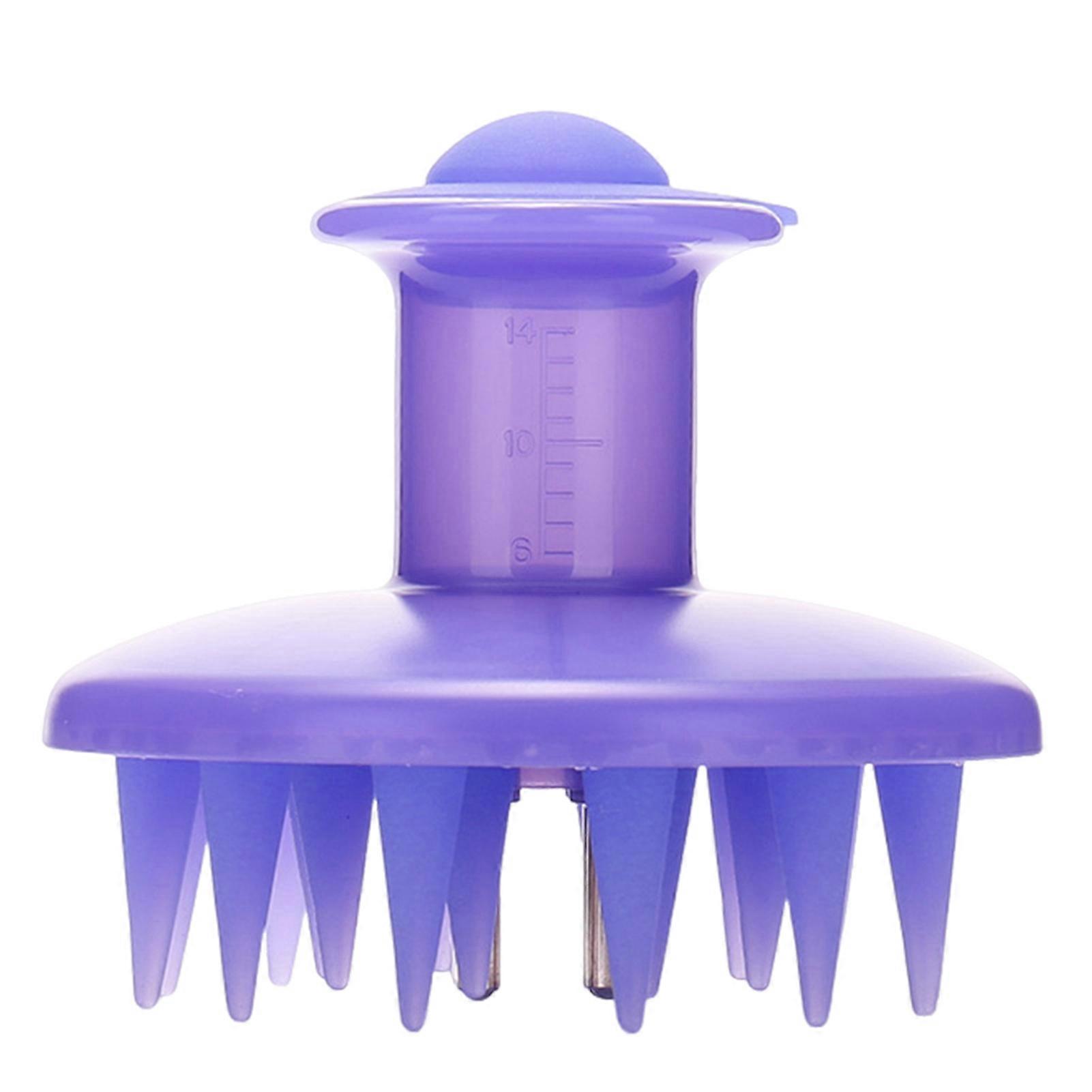 Scalp Cleaner Shampoo Brush with Dispenser, Silicone Scalp Cleaner Scalp Massager Shampoo Brush Exfoliating Brush for Dandruff Removal