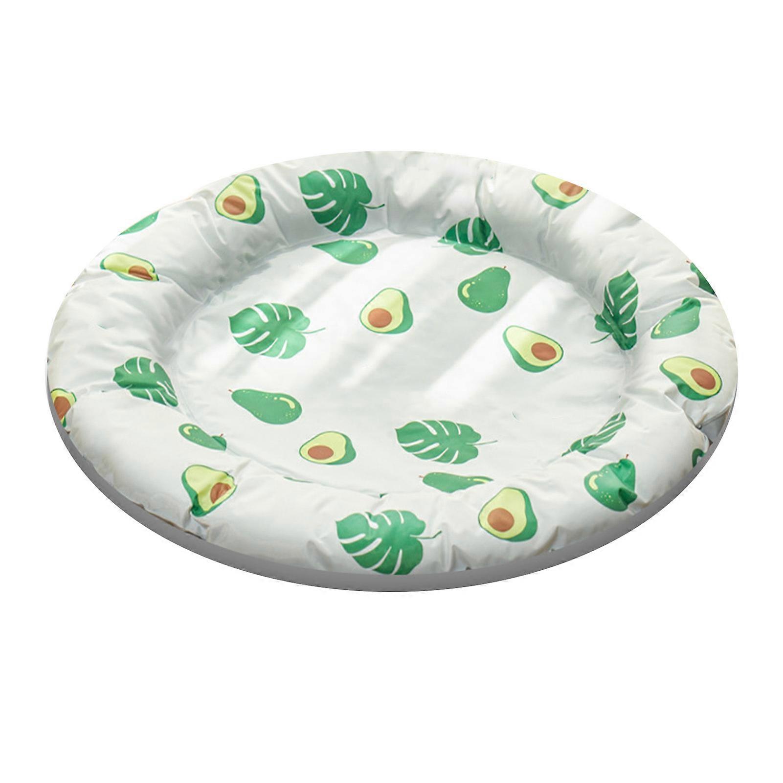 Fruit-Patterned Non-Slip Pet Cooling Mat for Year-Round Use