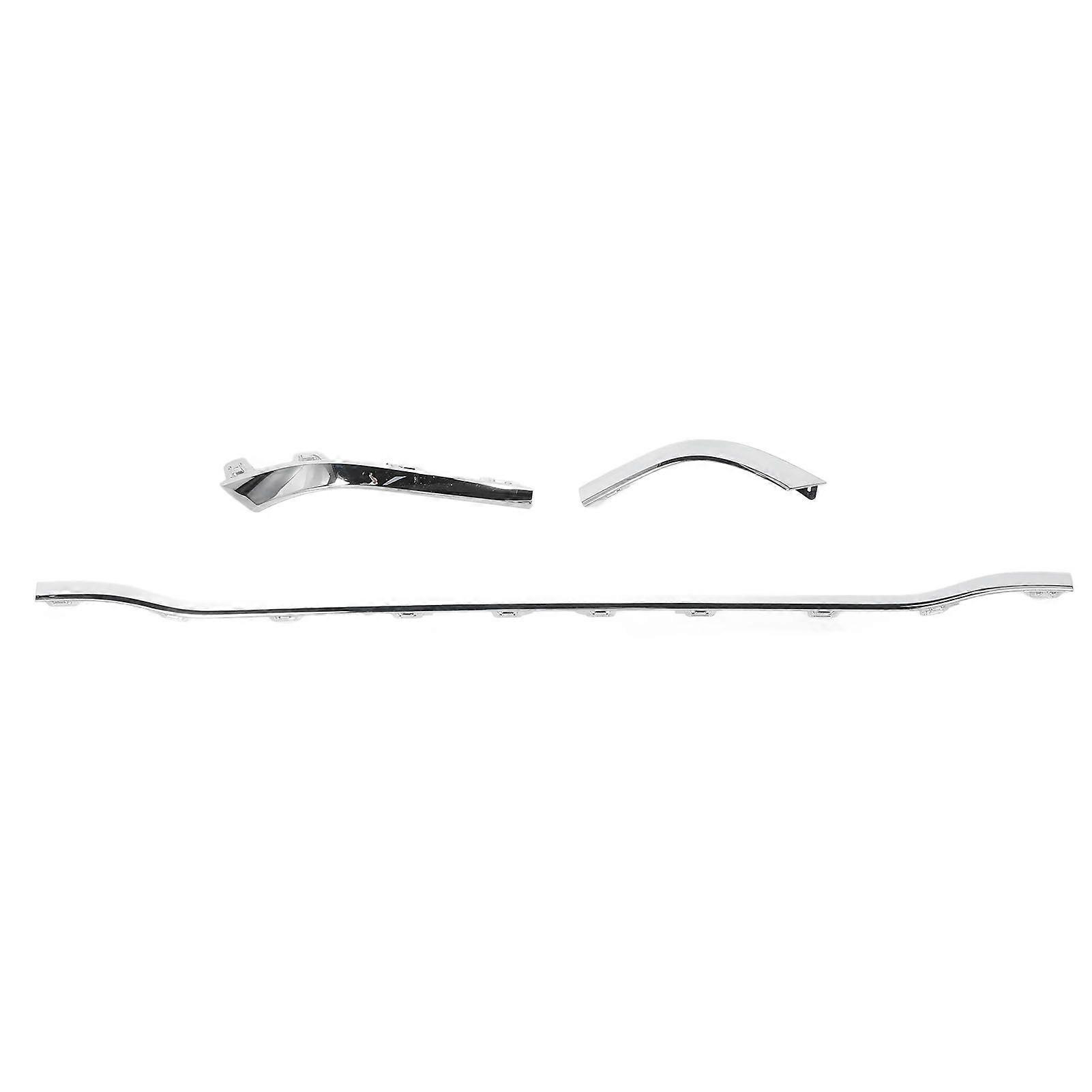 3pcs Rear Bumper Trim Strip Left Right Center Lower Bumper Cover Trim For C~Class W206 AMG Line 2022~2024 OEM Chrome MK2678