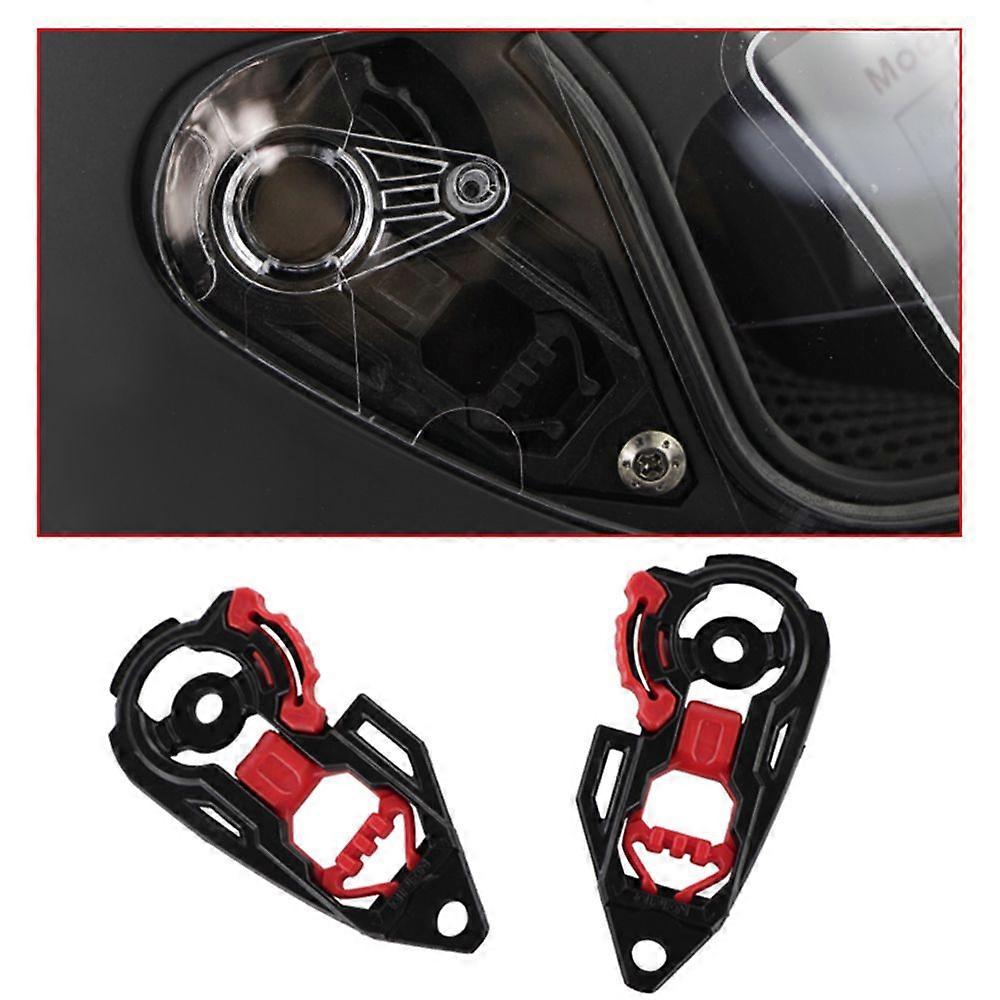 Helmet Shield Visor Gear Plate Set, 1 Pair Motorcycle Helmet Visor Base Replacement for AGV K1 K3sv K5 Motorcycle Helmet Parts MK2166