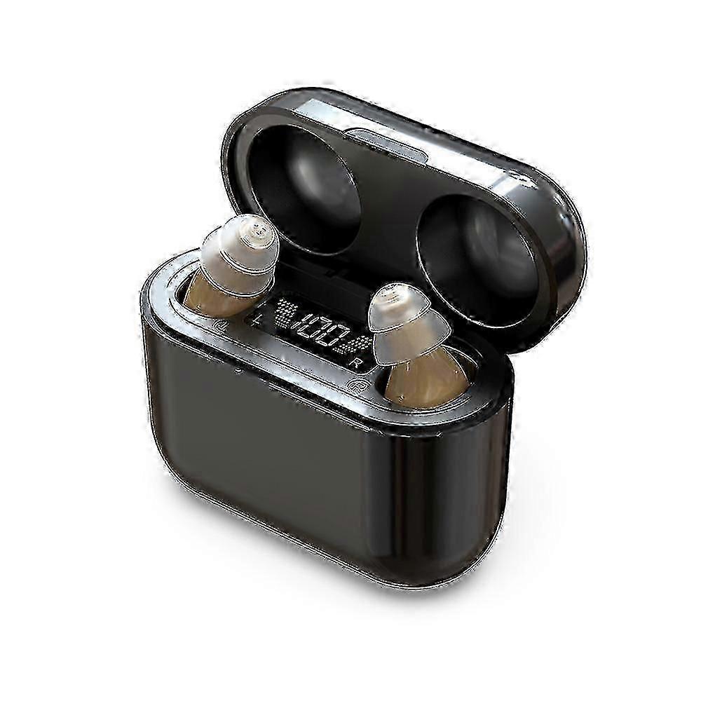 Hearing Aids For Seniors Rechargeable With Noise Cancelling No Whistling, Hearing Amplifier With Storage And Charging Combo Portable Charging Case