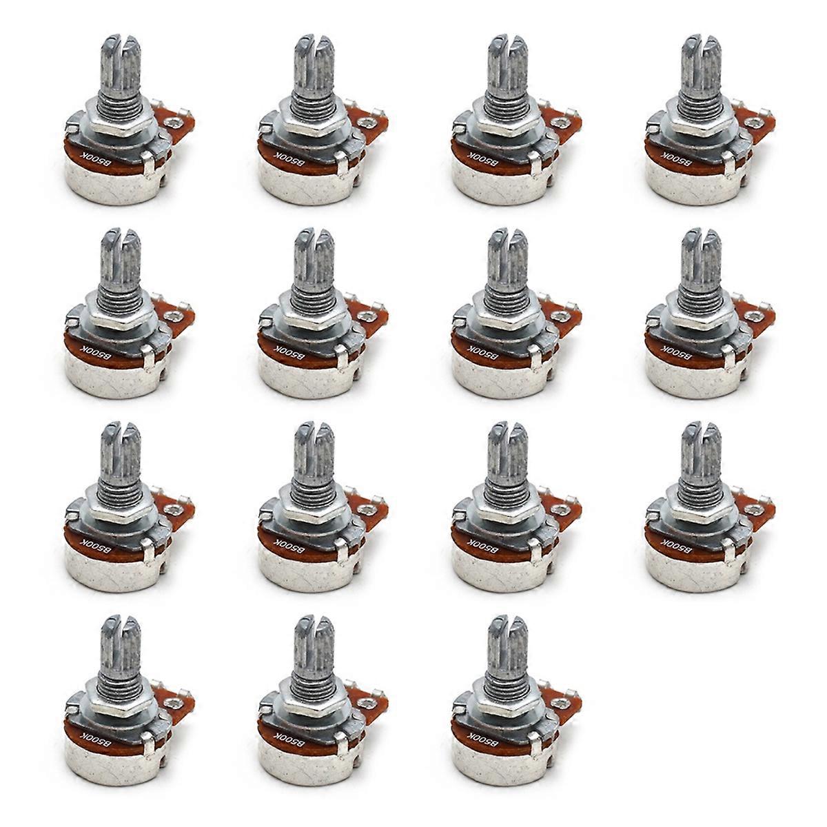 15pcs B Type (Volume) Guitar Accessories 18MM Electric Guitar Small Potentiometer Volume Knob Modul