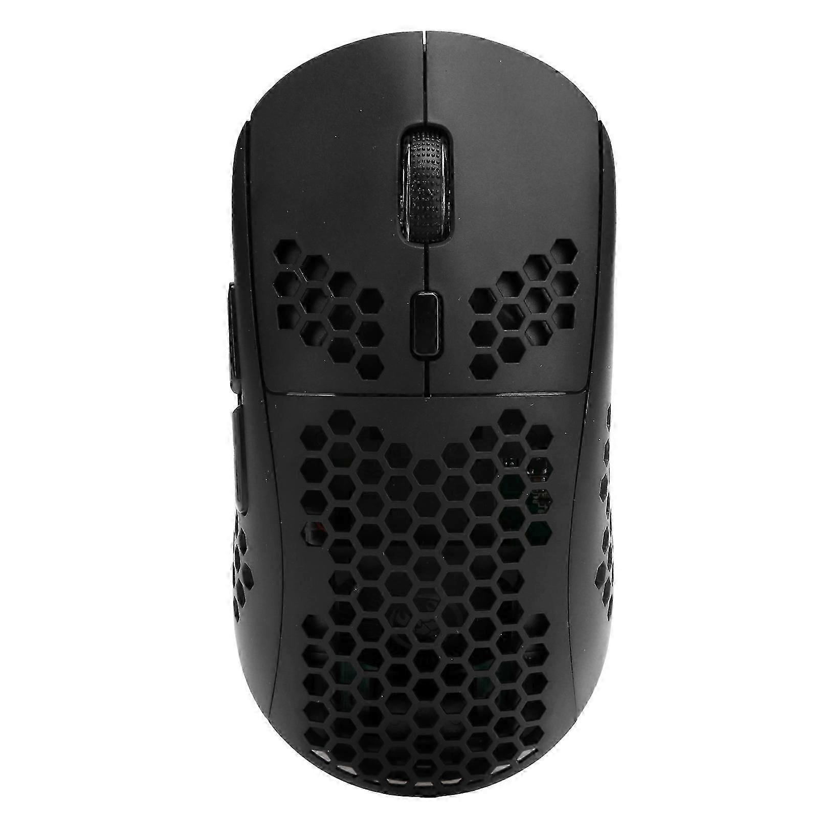 Hxsj T90 Wireless Charging Mouse 3 Modes Bt3.0+5.0+2.4g Rgb Lighting Adjustable Dpi For Laptop Desktops