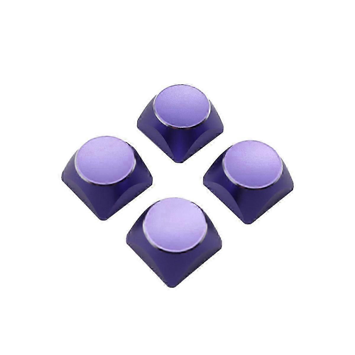 4Pcs Aluminum Alloy Metal Keyboard Cap Color Mechanical Keyboard Universal Personality for Mechanic