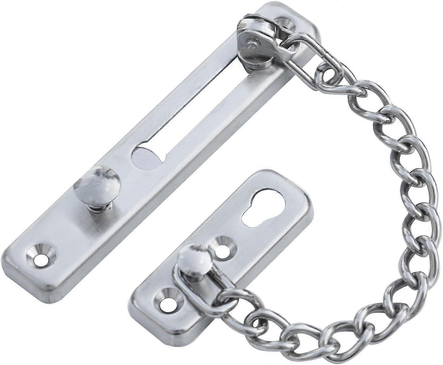 Silver Chain Sliding Security Lock