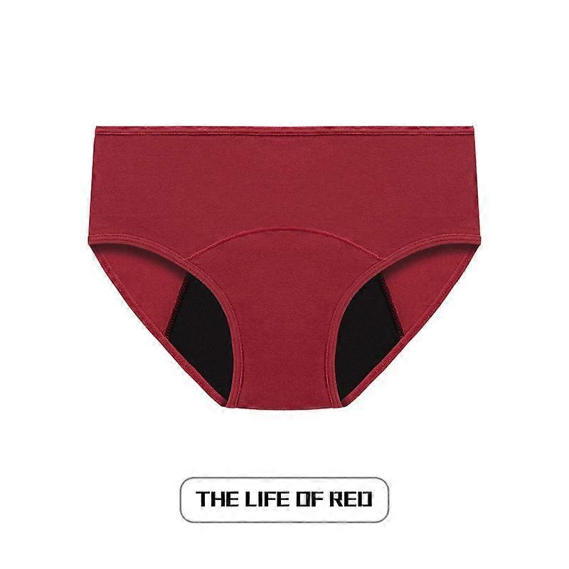Large Size Low Waist Physiological Panties Women's Trunks Menstrual High Flow Women's Underwear Briefs