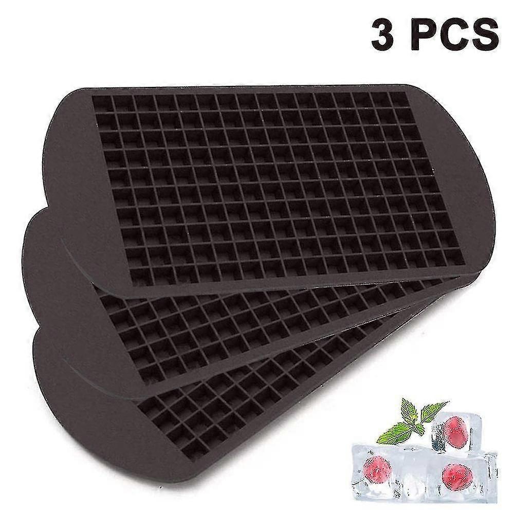 Silicone Mini Ice Cube Trays ,160 Small Ice Cube Molds Easy Release