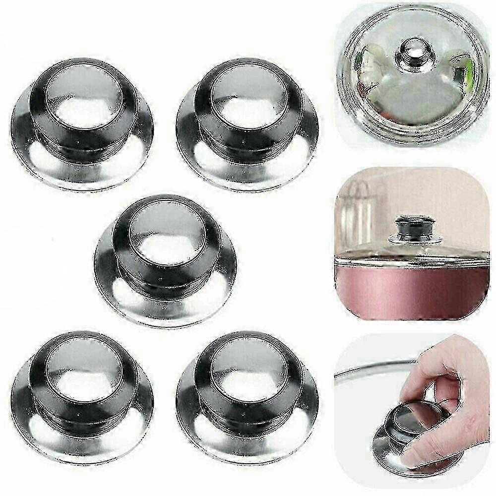 5pcs Cookware Pot Saucepan Replacement Pan Lid Hand Grip Knob Handle Set