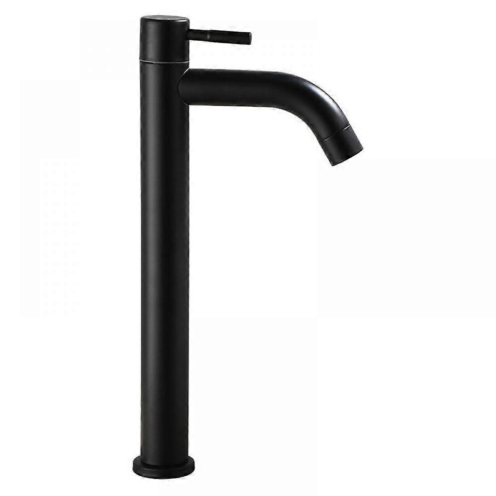Bathroom Faucet, Cold Only, Black