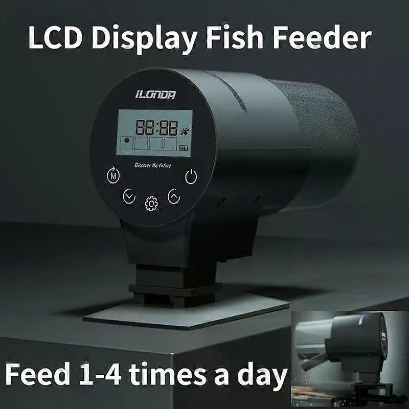 Fisketank timing feeder intelligent kontrol automatisk fiskemad timing feeder guldfisk fodring akvarium tilbehør