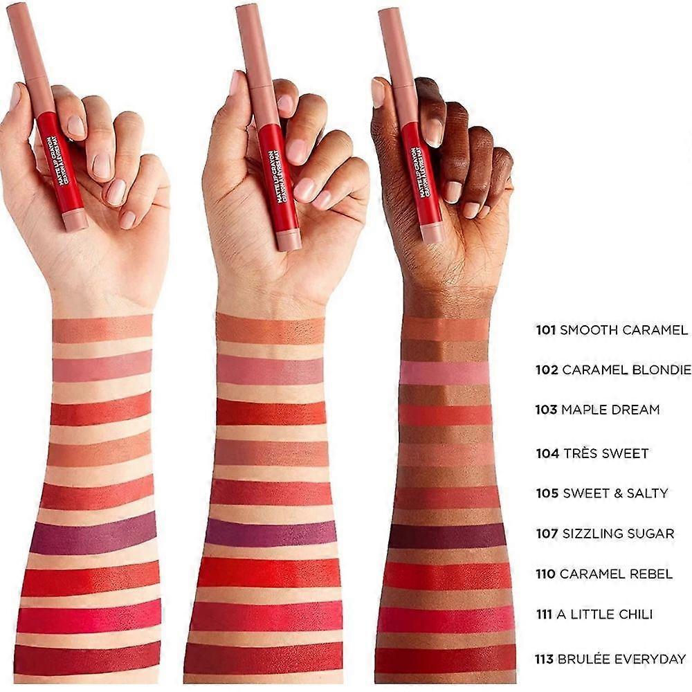 ロレアル インフォールブル マット リップ クレヨン - 113 ブリュレ デイリー