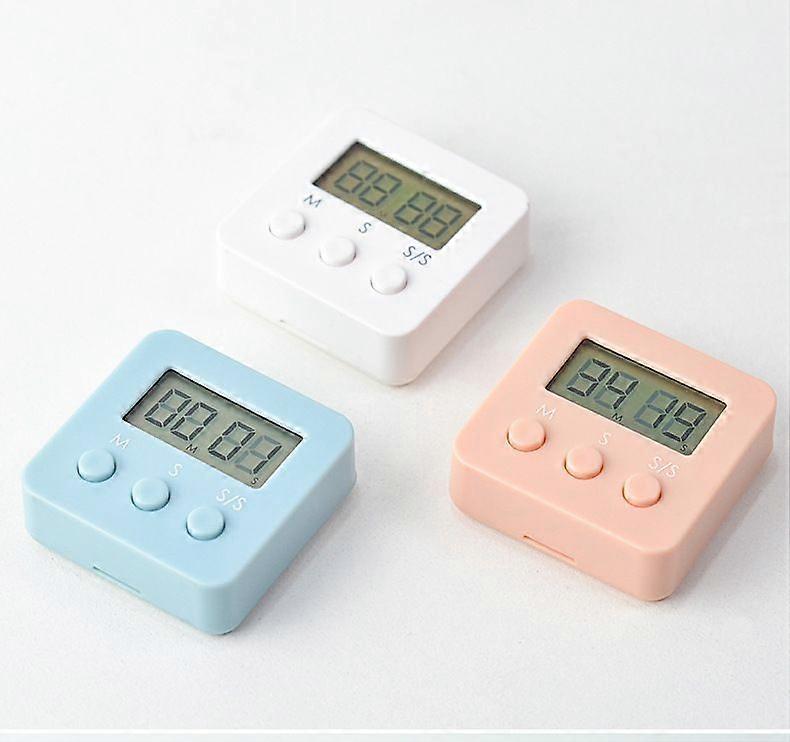 مؤقت رقمي ، حزمة من 4 ساعات توقيت صغيرة مع إنذار عال ، عد تنازلي حتى 99.59 وشاشة LCD مؤقت قصير للمطابخ والمكاتب والرياضة