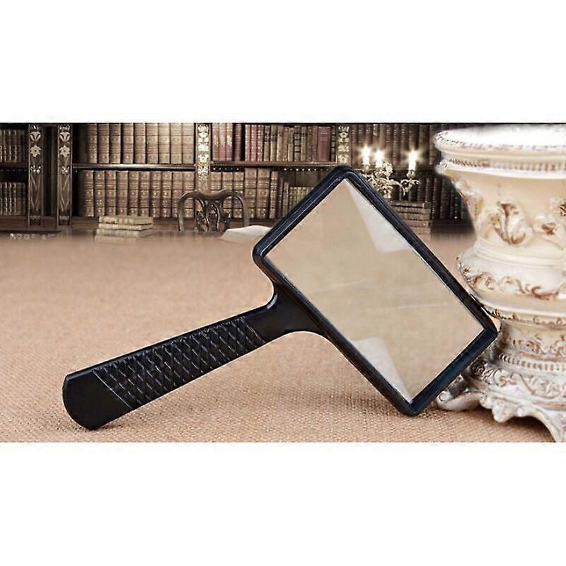 Portable 5x Magnifier, 100x50mm Rectangular Magnifier, Scratch Resistant Glass Lens