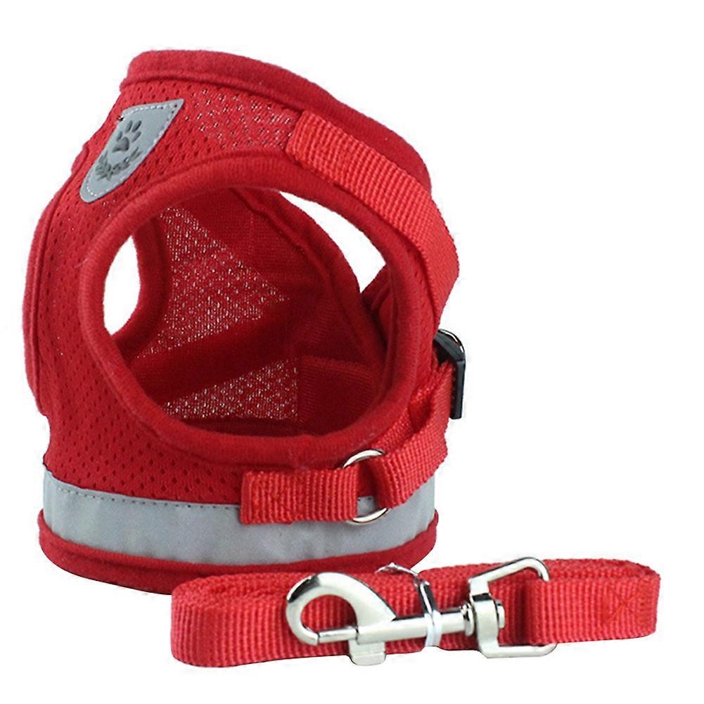 Pet Dog Chest Cloth Leash, Adjustable Security Vest Neck Strap