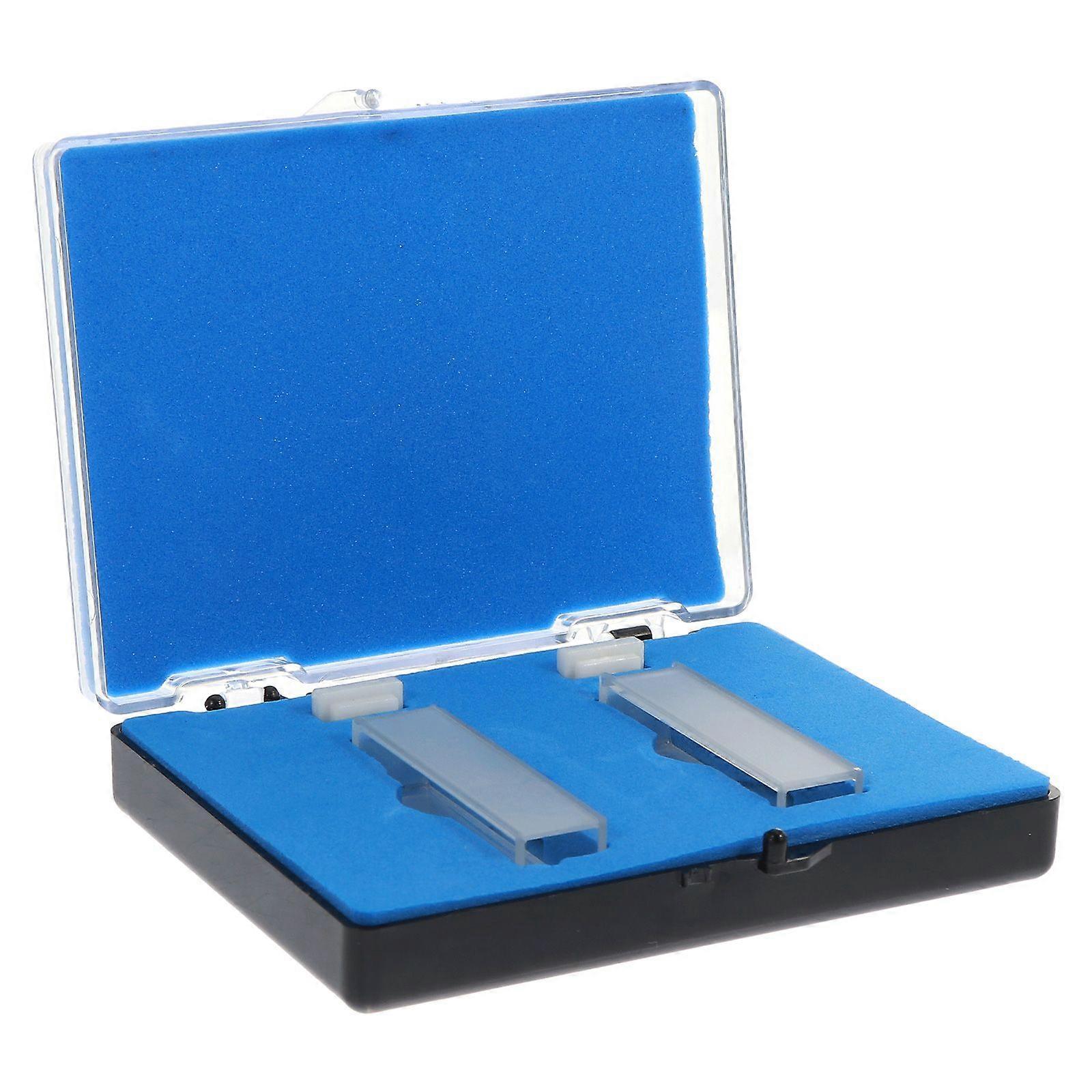 2pcs cuvette en quartz cuvette de lecture précise 10mm longueur de chemin pour laboratoire