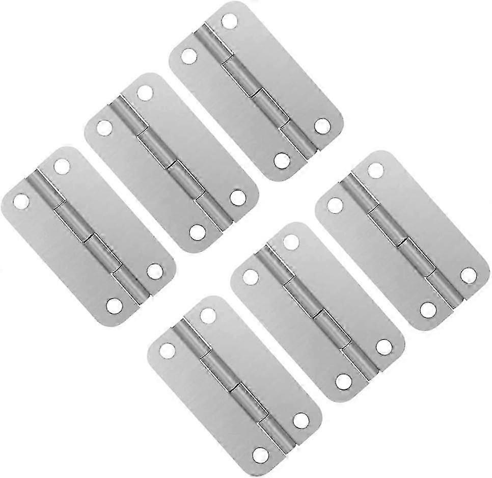 6Pack Cooler Steel Hinges for Ice Chests, Cooler Steel Hinges Replacement Set with Screws
