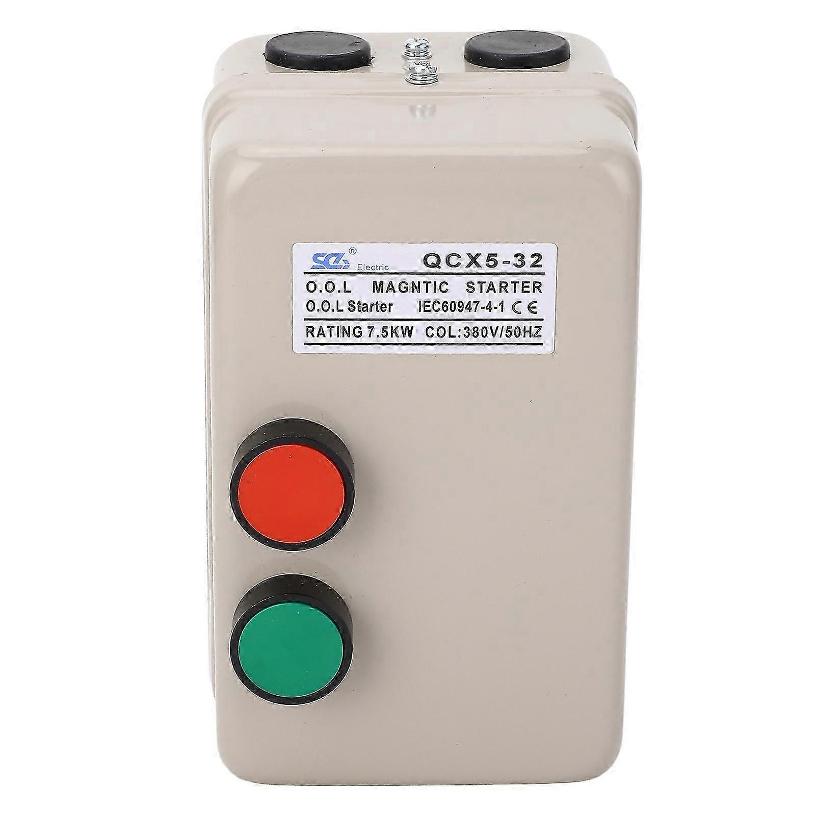 Magnetic Electric Motor Starter Control Switch 7.5KW 3HP 3 Phase 380V 2032A