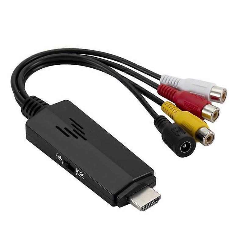 Adapter för HD-video till 3RCA AV CVBS-omvandlare