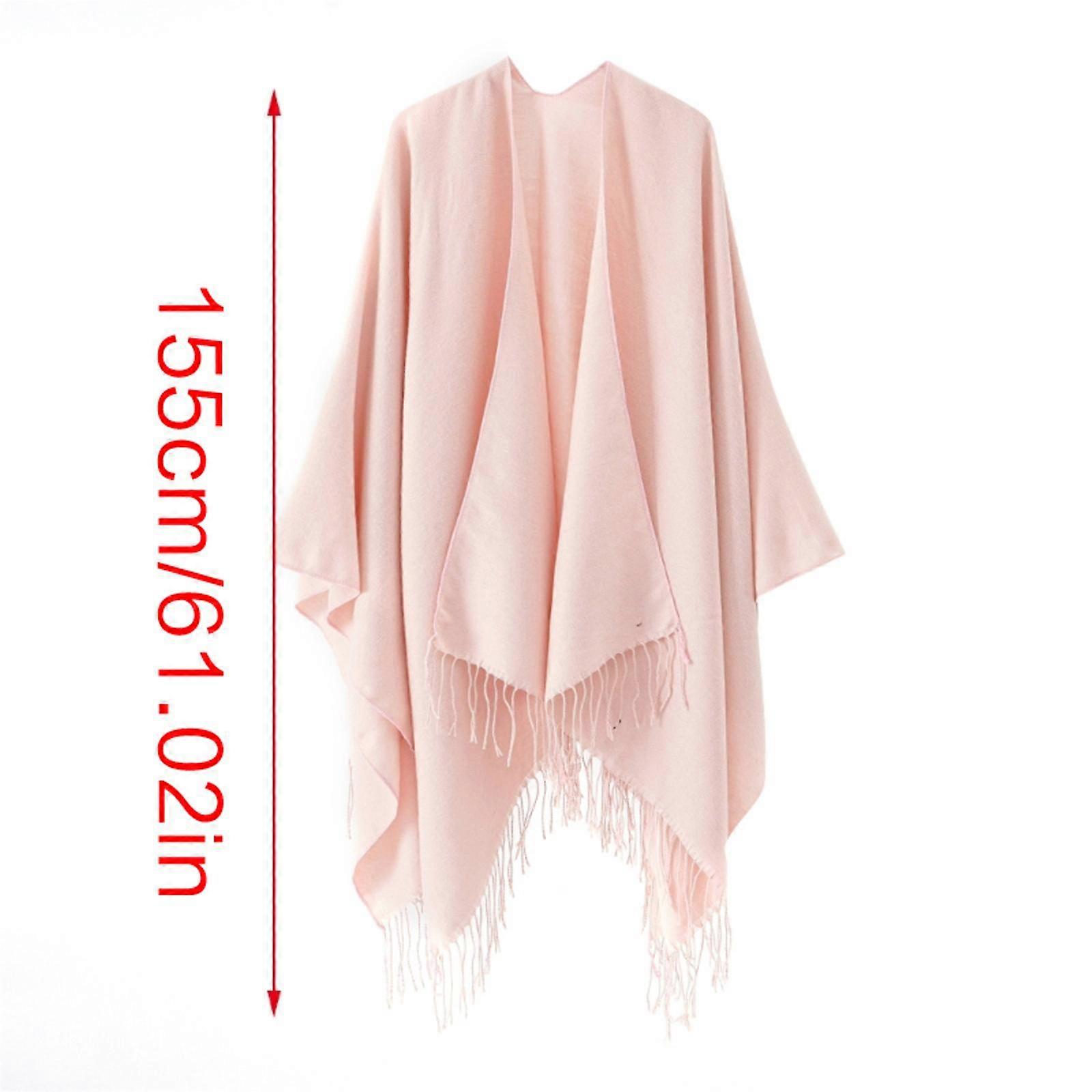 Sciarpa Donna In Cashmere E Lana 200x70 Cm - Doppio Strato, Con Frange, In Scatola Regalo, Pesante 350g, Per Natale - 3