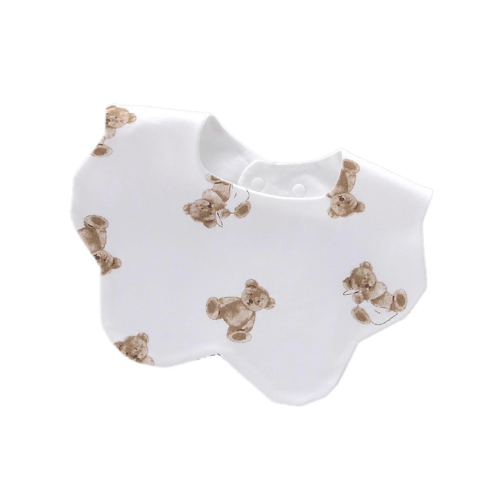 Haklapp med blomkant för spädbarn, rapduk för 0-12 månader, bomull, salivduk, dregelhaklapp för nyfödda