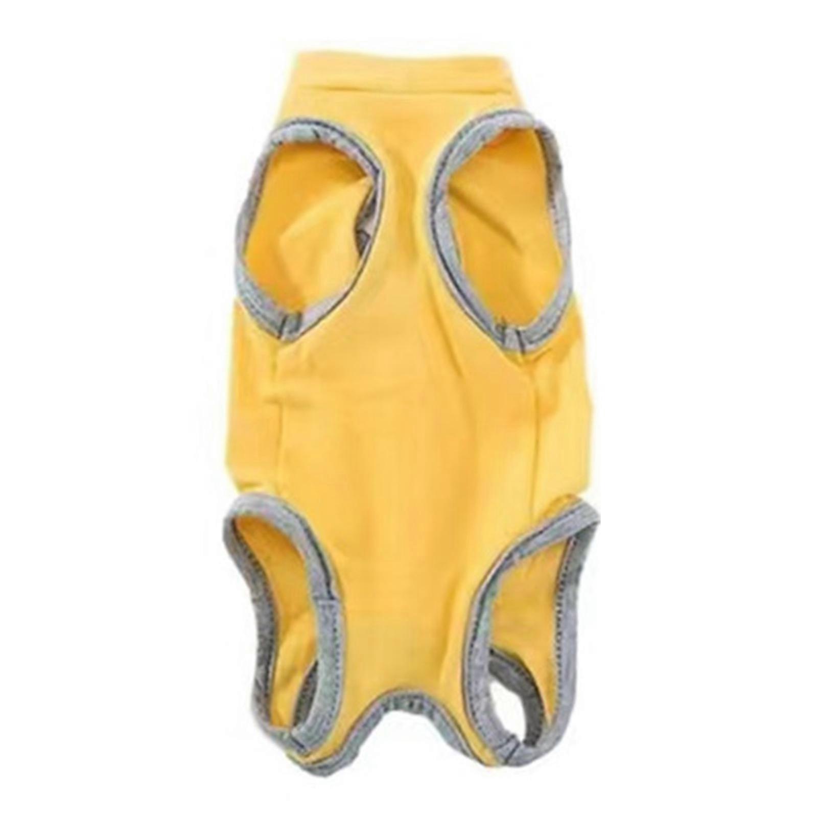 Cat Surgical Recovery Suit, Breathable and Comfortable, to Prevent Licking, for Abdominal Recovery and Weaning, Size L