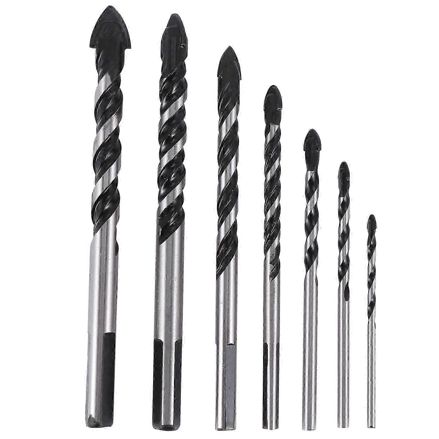 Tungsten Carbide Drill Bit Set for Porcelain Ceramic Tile, Concrete, Brick Wall, Glass, Mirrors, Pl