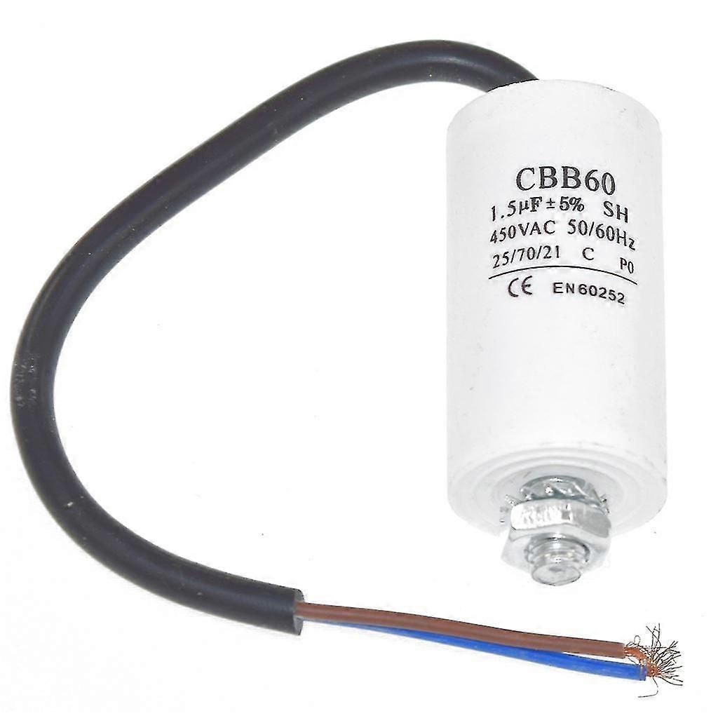 Universal 1.5UF Capacitor with 19cm Cable Connectors