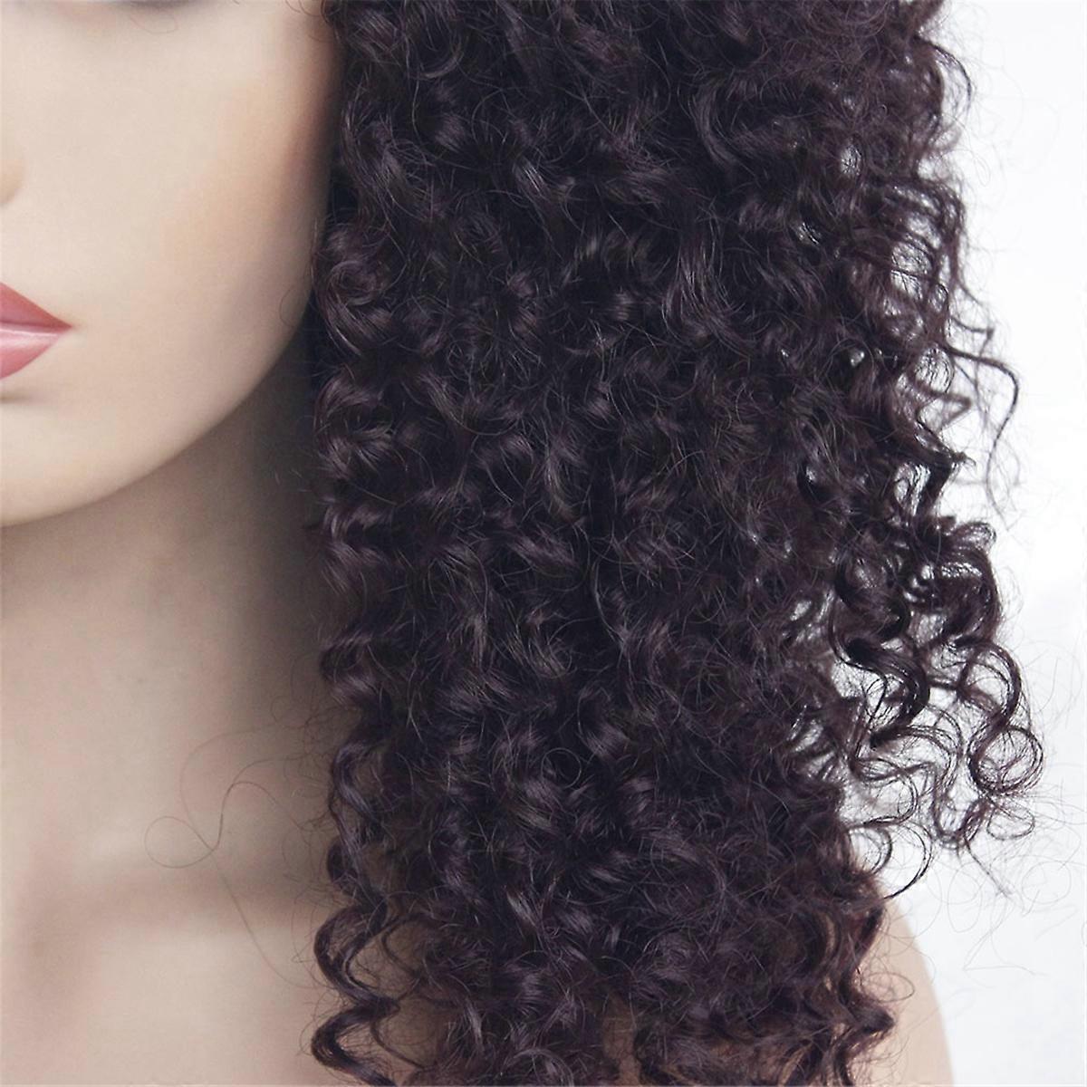 22Inch Loose Curly Deep Wave Lace Front Wig Synthetic Wig for Women