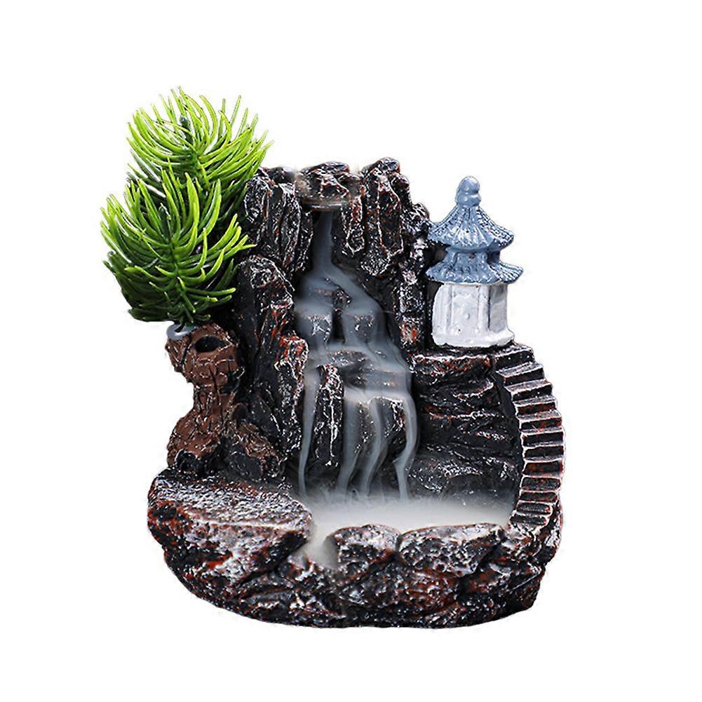 A Incense Burner Mountains River Waterfall Fragrance Fireplace