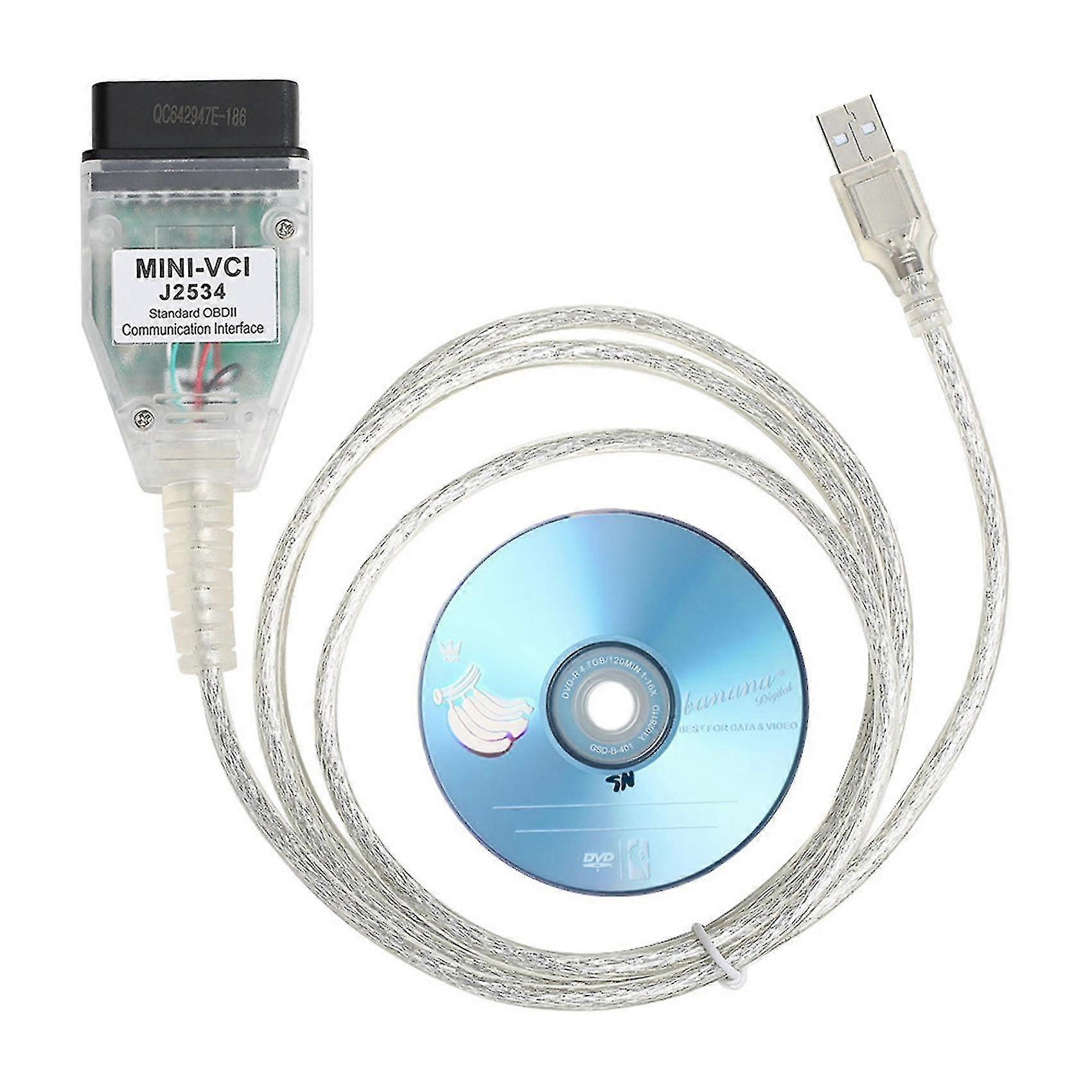 Mini Vci Tis Techstream Sw V16.00.017 Para Tis Techstream Ft232rl Chip J2534 Mini-vci 2.0.4 Multi-la