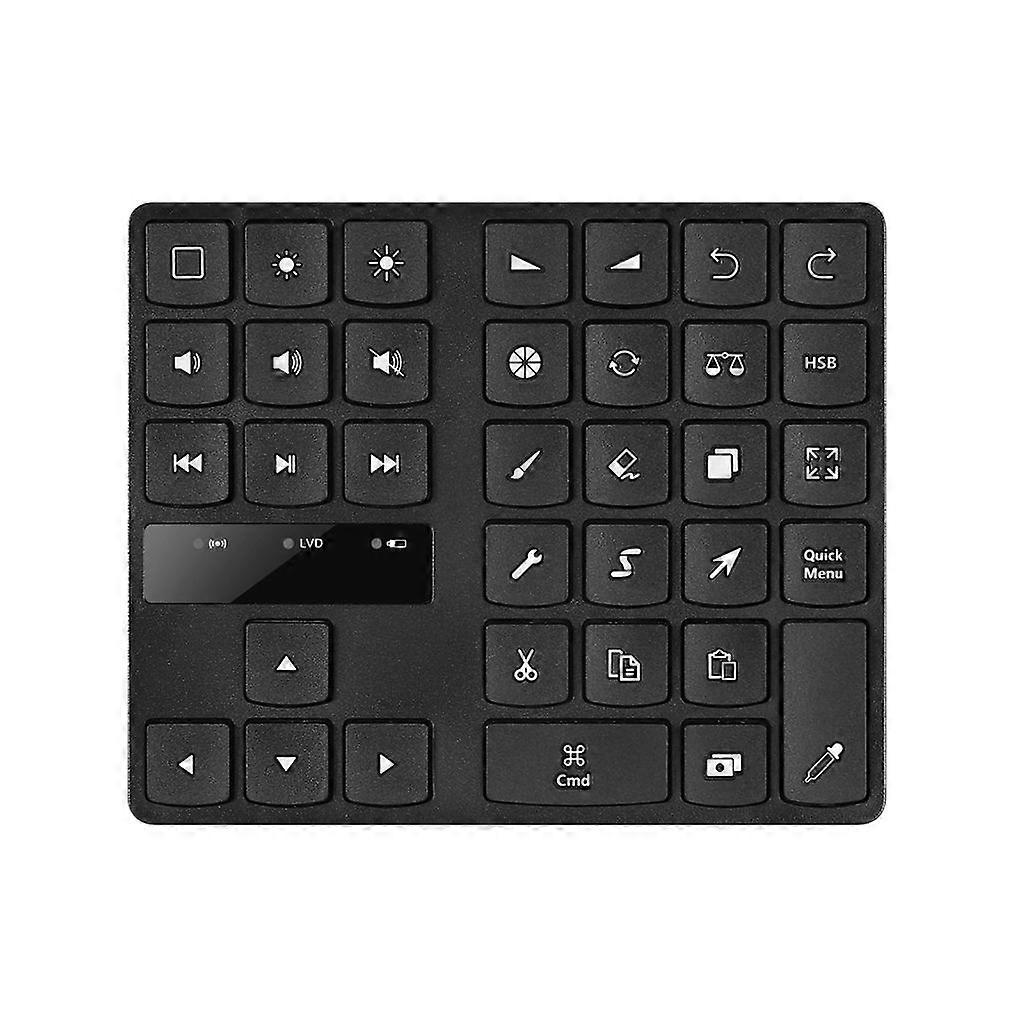 Clavier numérique sans fil compatible Bluetooth BT5.0 35 touches