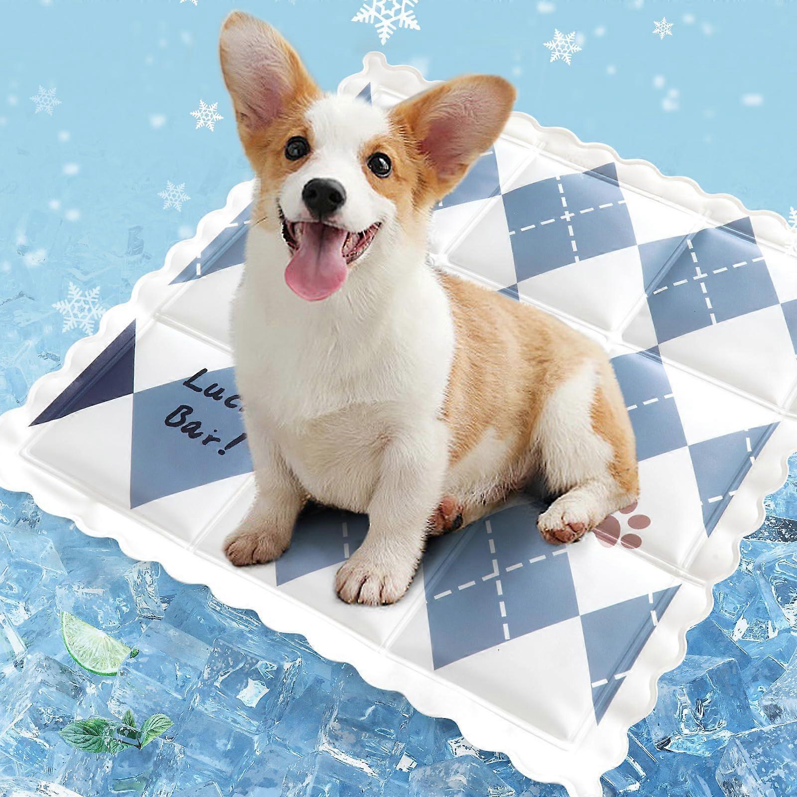 Cooling Pad for Dog and Cat - Large Size, Non-Toxic, Breathable Material, Ideal for Summer Use