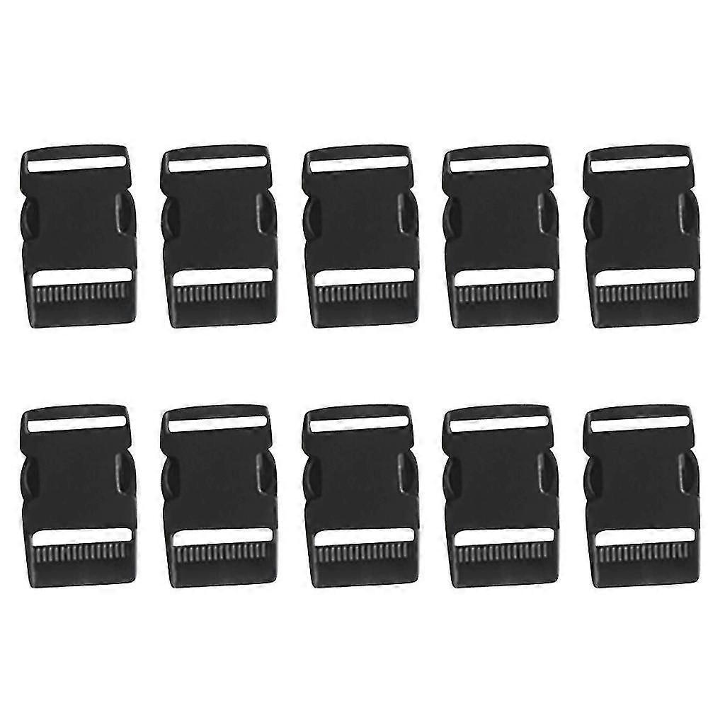 10 Pieces 38mm Plastic Side Quick Release Buckle Replacement Belt Connecting