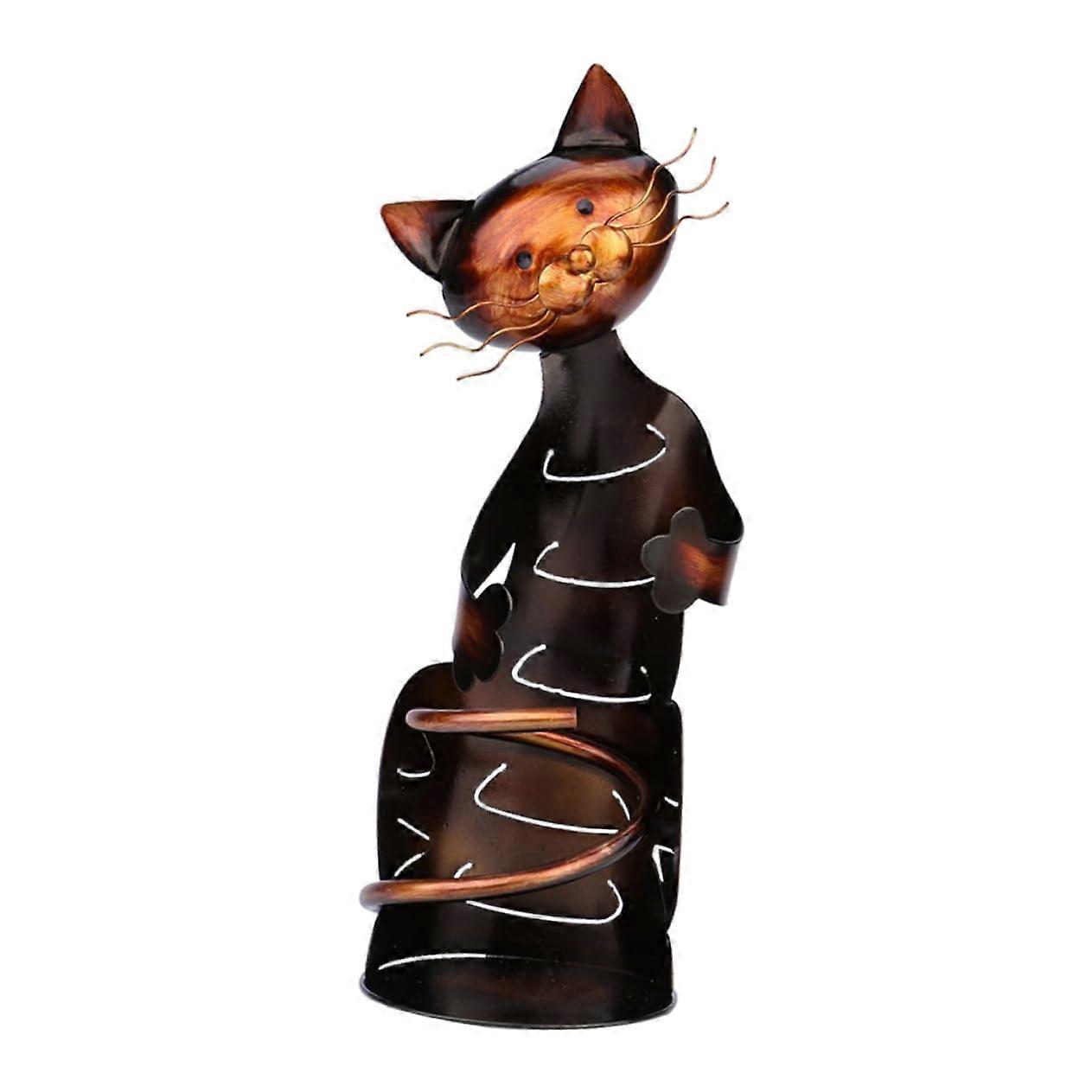 Cat Shaped Rack for Table Top Storage Freestanding Floor