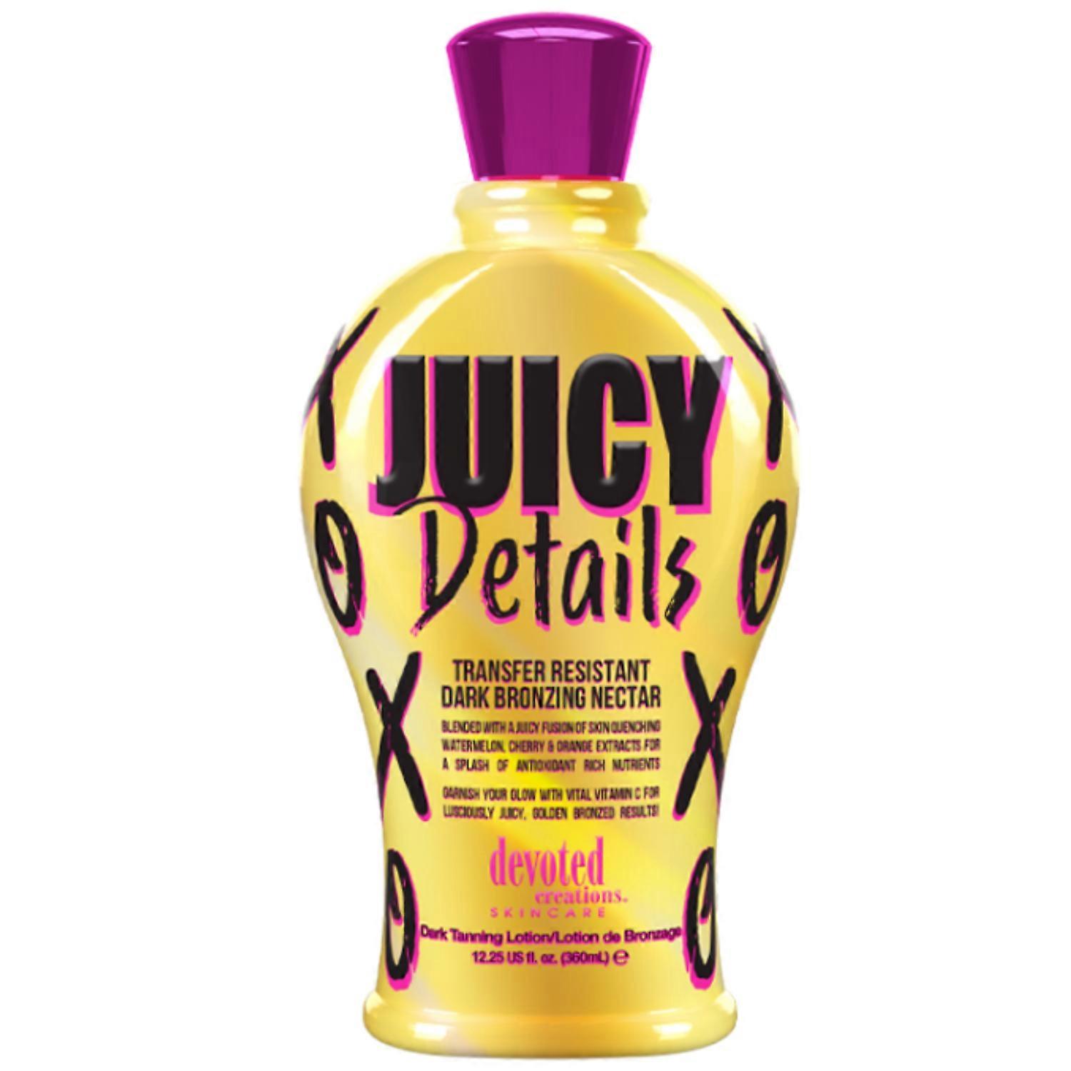 Devoted Creations Juicy Details Bronceador Sol Oscuro 360ml