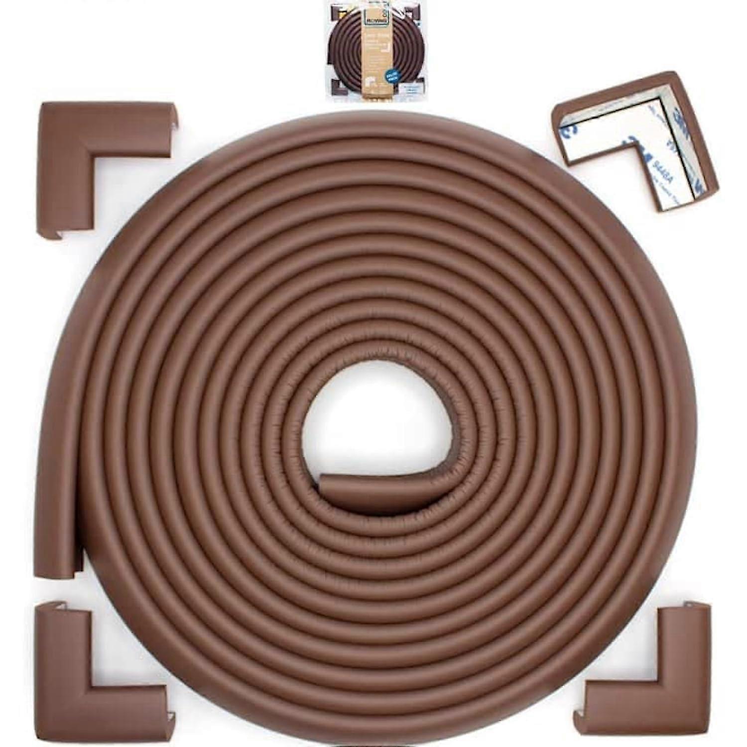 Slim-Fit Corner Edge Protector for Baby Proofing (Small 15ft Edge 4 Corners), Furniture Safety