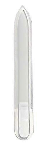 Glass Nail Rasp - Czech Tempered Glass Nail File with Dual-Sided Design and Ergonomic Handle, 6 Inch Length