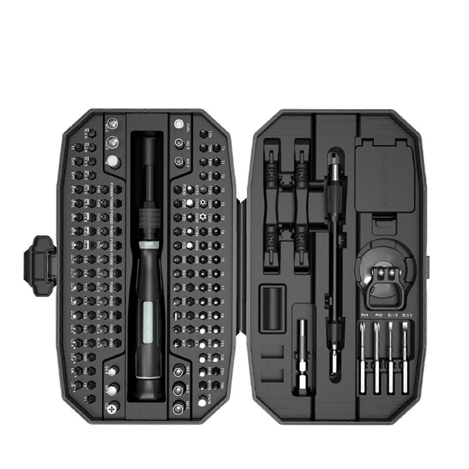 Electric Screwdriver 152 in 1 Cordless Mini Precision Set with 140 Magnetic Bits for DIY Repairs and Maintenance