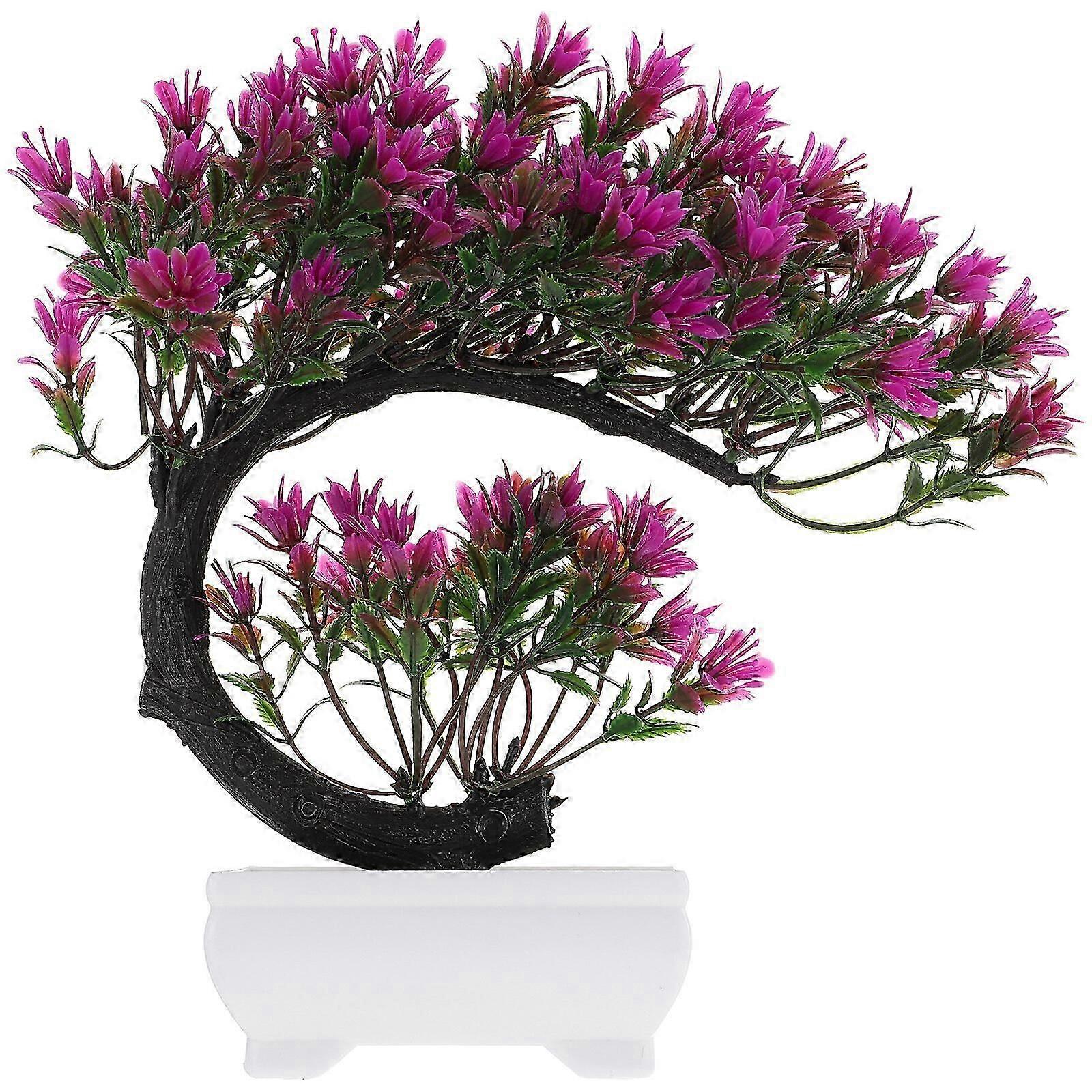 Simulato piante verdi in vaso Fiore finto Bonsai Decorazione di piante finte Decorazioni per la casa