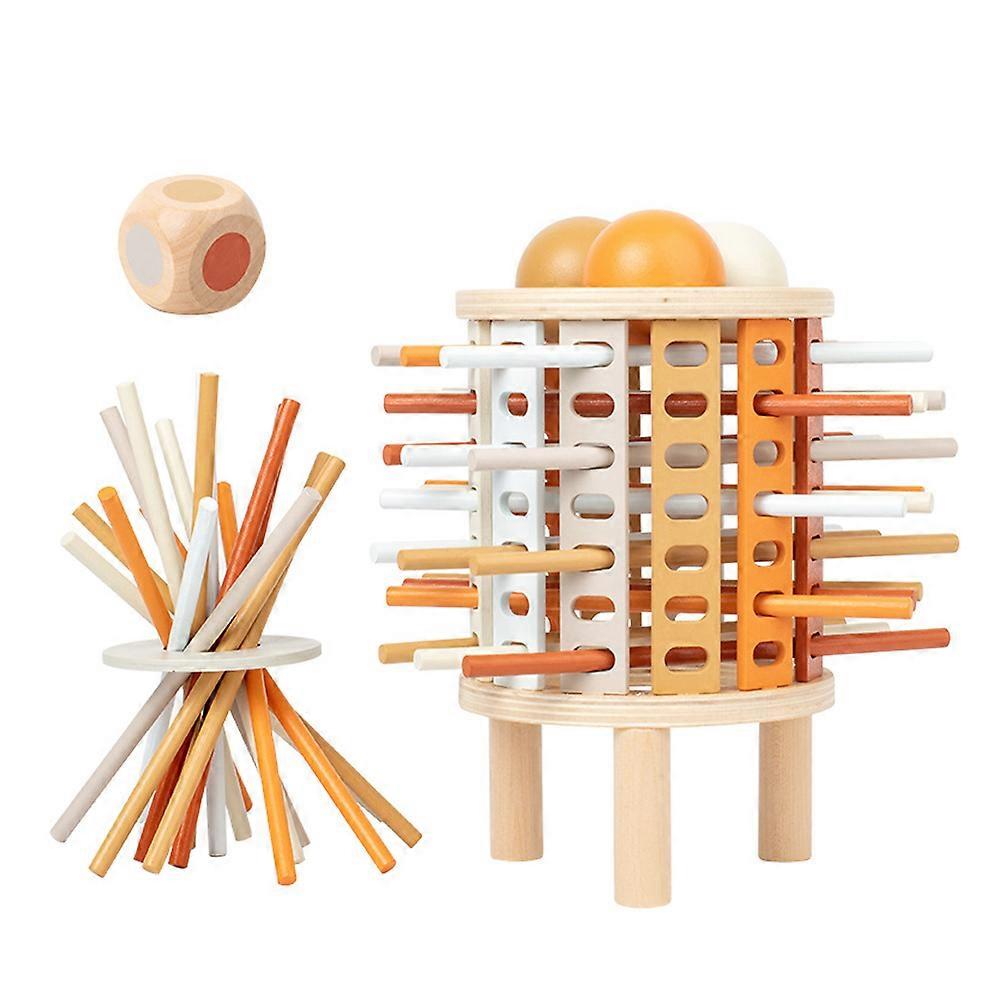 For Wooden Musical Instruments Set Board Game Colorful Wooden Sticks And Dice Interesting