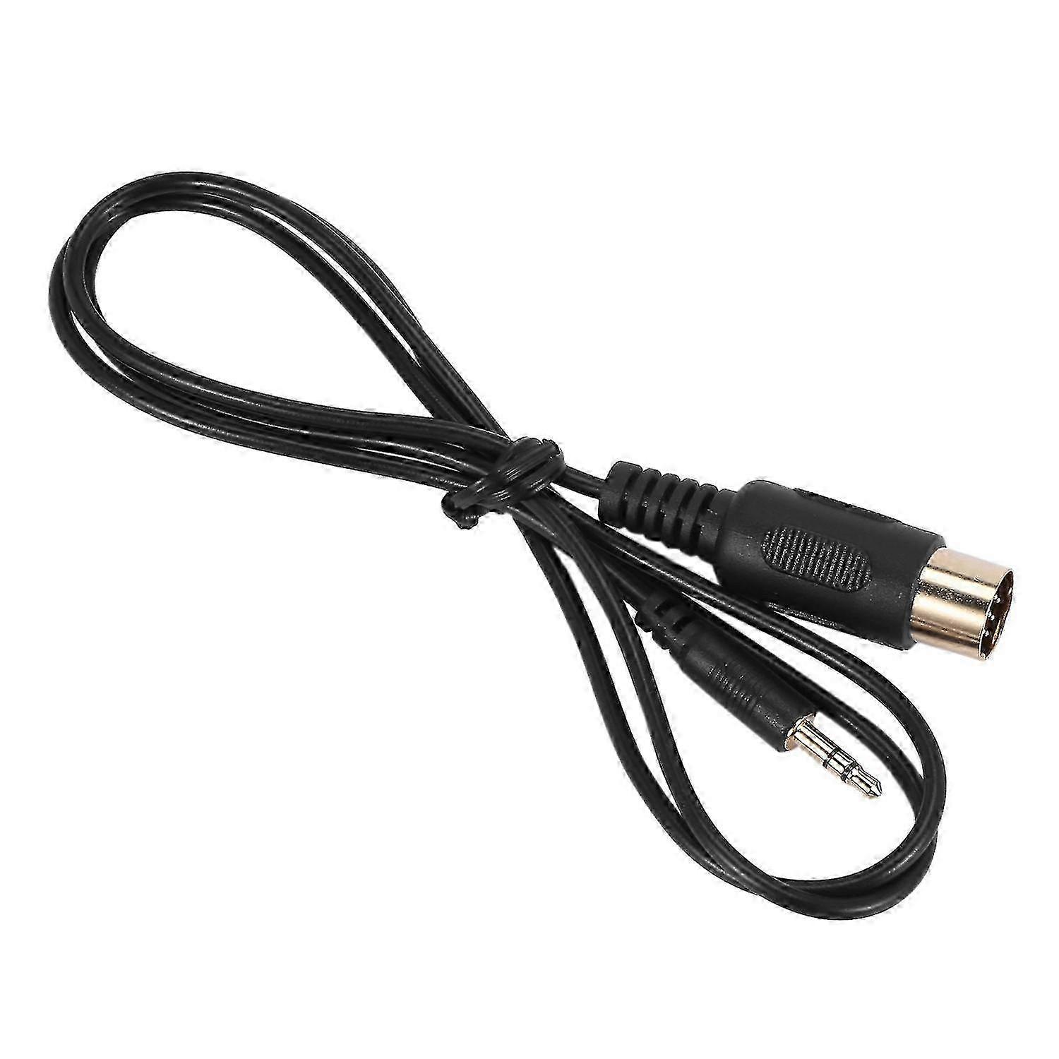Black 13pin Car CD Changer to Aux MP3 Adapter Cable