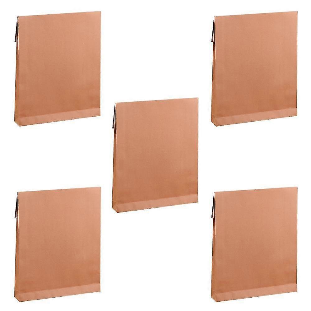 5pcs A4クラフト紙ファイルバッグ封筒 - 衣類包装袋